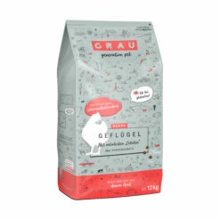 Grau Puppy Geflügel Trockenfutter