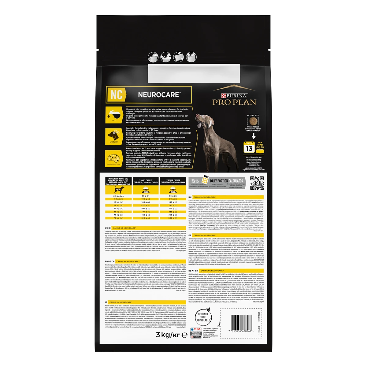 Purina PRO PLAN NC NeuroCare Trockenfutter Hund 4 Purina PRO PLAN NC NeuroCare Trockenfutter Hund – Bild 2