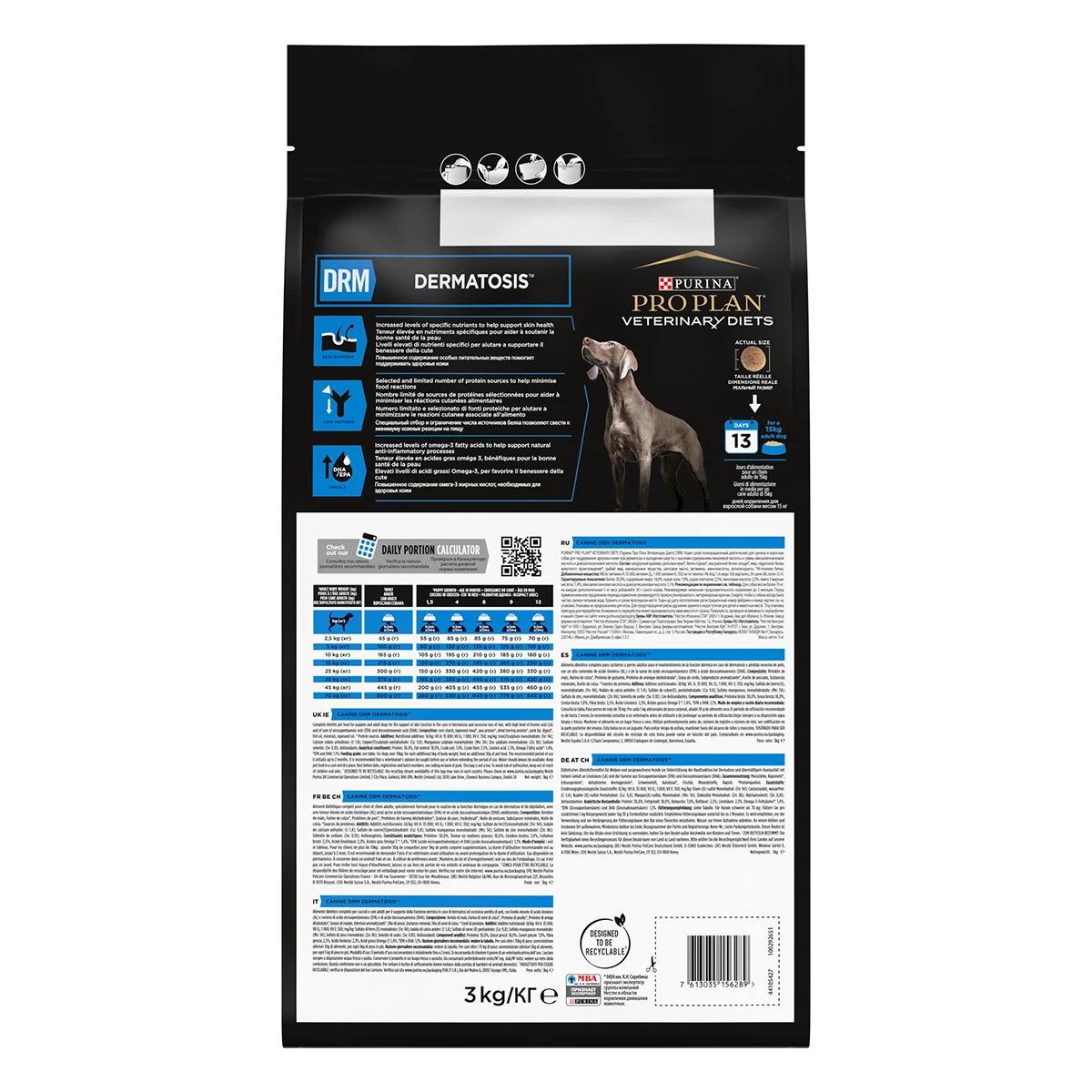 Purina PRO PLAN Veterinary Diets DRM Dermatosis Hund 4 Purina PRO PLAN Veterinary Diets DRM Dermatosis Hund – Bild 2