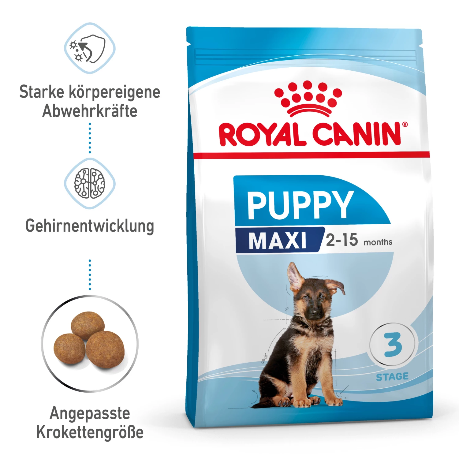 Royal Canin Maxi Puppy Trockenfutter Hund 3 Royal Canin Maxi Puppy Trockenfutter Hund