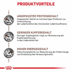 Royal Canin Hepatic Trockenfutter Katze 12 Royal Canin Hepatic Trockenfutter Katze -Dechra-verkauf 3182550787987 5114 51