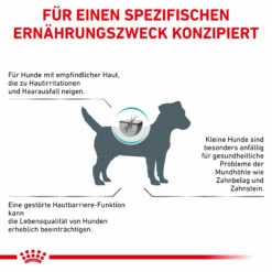 Royal Canin Skin Care Small Dogs Trockenfutter Hund -Dechra-verkauf 3182550797368 5574 8