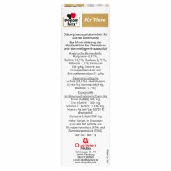 Doppelherz Haut & Fell Öl Omega-3 Für Katzen Und Hunde 12 Doppelherz Haut & Fell Öl Omega-3 Für Katzen Und Hunde -Dechra-verkauf 4009932139914 dht haut fell oel katze hund 250 ml li