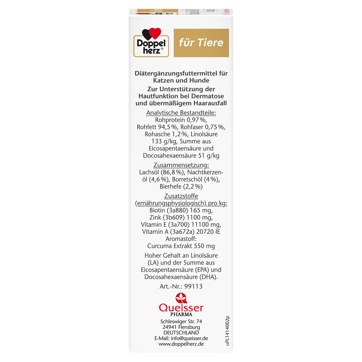 Doppelherz Haut & Fell Öl Omega-3 Für Katzen Und Hunde 6 Doppelherz Haut & Fell Öl Omega-3 Für Katzen Und Hunde – Bild 4