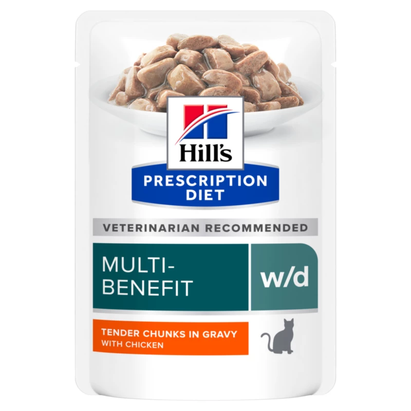 Hill's PRESCRIPTION DIET W/d Multi-Benefit Katzenfutter Mit Huhn 12 X 85 G 3 Hill's PRESCRIPTION DIET W/d Multi-Benefit Katzenfutter Mit Huhn 12 X 85 G