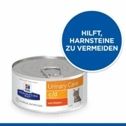 Hill's Feline C/d Multicare Feingehackt 12 Hill's Feline C/d Multicare Feingehackt -Dechra-verkauf 52742945101 keyclaims1