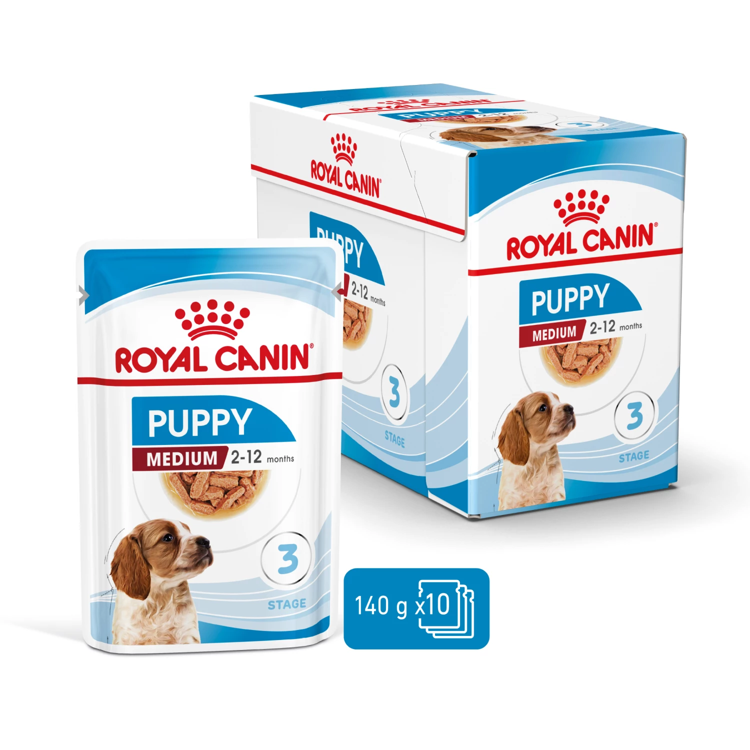 Royal Canin Medium Puppy Welpenfutter Nassfutter 10 X 140 G 4 Royal Canin Medium Puppy Welpenfutter Nassfutter 10 X 140 G – Bild 2