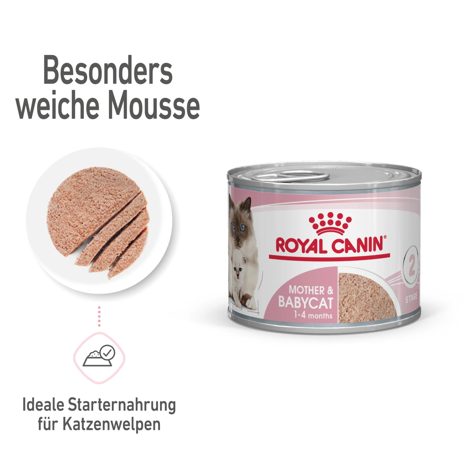Royal Canin Mother & Babycat Mousse Nassfutter Katze 2 Royal Canin Mother & Babycat Mousse Nassfutter Katze