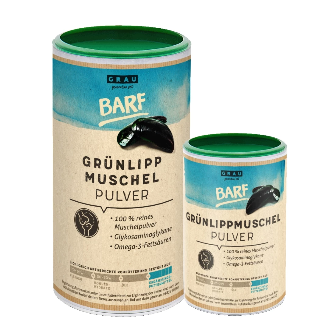 Grau Grünlippmuschel-Pulver 3 Grau Grünlippmuschel-Pulver