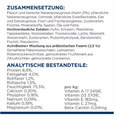 Hill's Feline Gastrointestinal Biome Mit Huhn Nassfutter 5 Hill's Feline Gastrointestinal Biome Mit Huhn Nassfutter – Bild 3