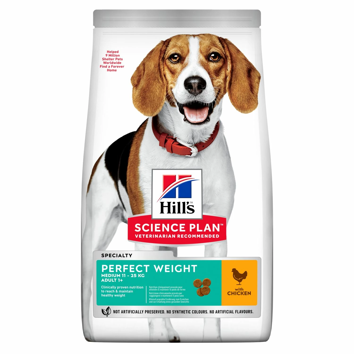 Hill's Science Plan Perfect Weight Medium Adult Hundefutter 3 Hill's Science Plan Perfect Weight Medium Adult Hundefutter
