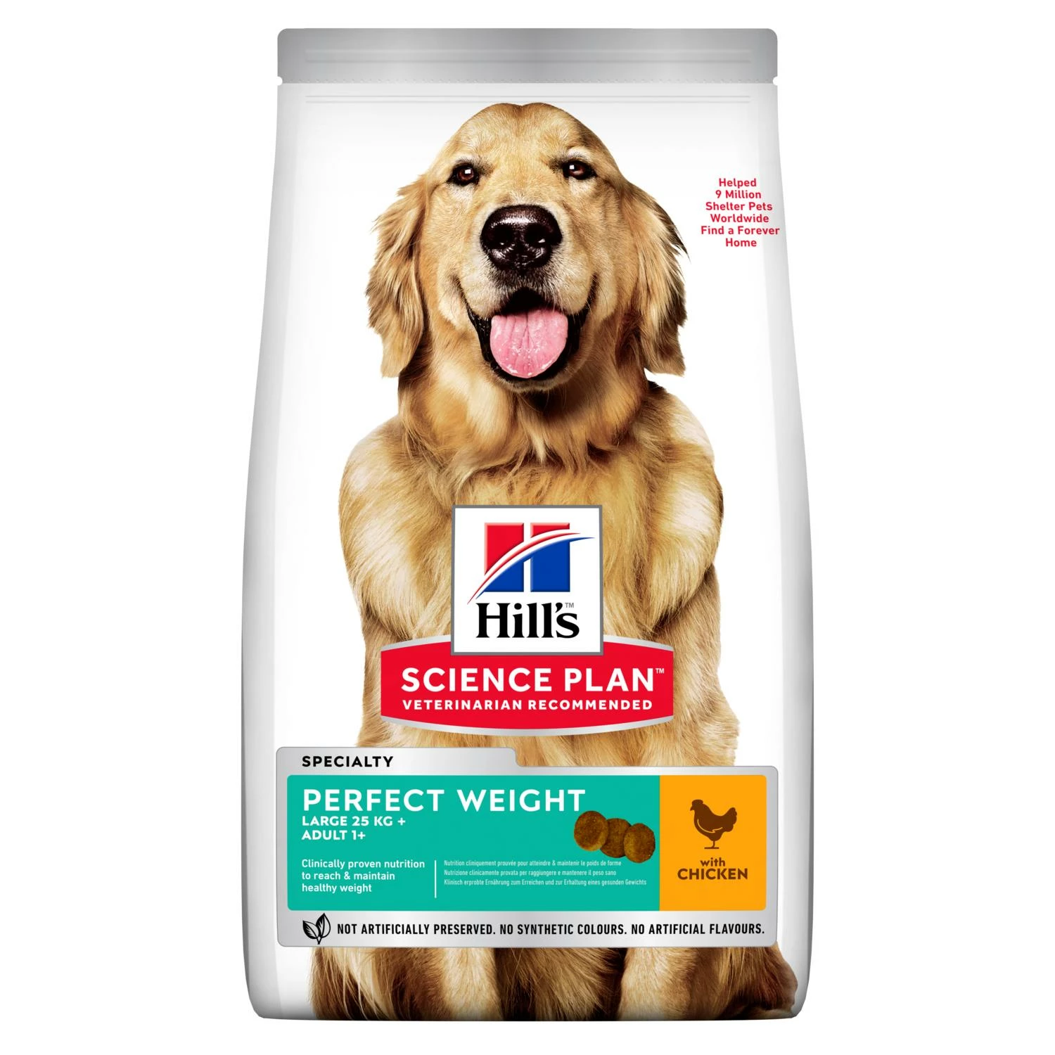 Hill's Science Plan Perfect Weight Large Breed Adult Hundefutter Mit Huhn 3 Hill's Science Plan Perfect Weight Large Breed Adult Hundefutter Mit Huhn