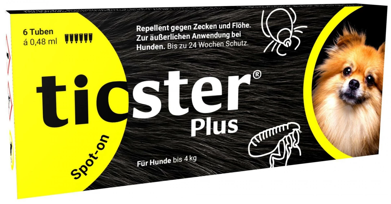 DECHRA Ticster Plus Spot-on Für Kleine Hunde Bis 4 Kg 3 DECHRA Ticster Plus Spot-on Für Kleine Hunde Bis 4 Kg